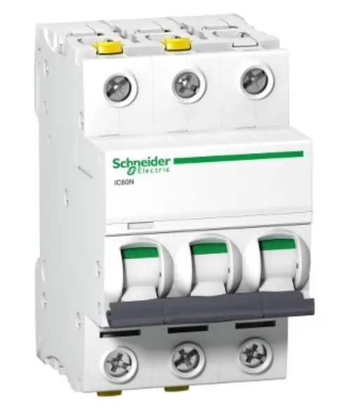 Wyłącznik nadprądowy 3P B 10A 6kA 400VAC, Acti9 iC60N-B10-3; A9F03310 SCHNEIDER ELECTRIC