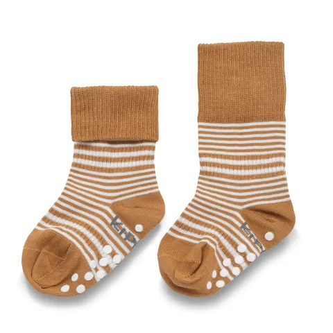 Skarpetki z antypoślizgiem Stay-on-Socks Antislip, Camel / KipKep