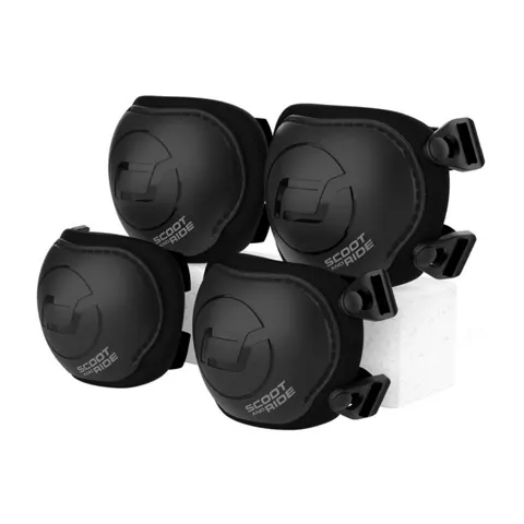 Zestaw ochraniaczy dla dzieci S Black / Scootandride