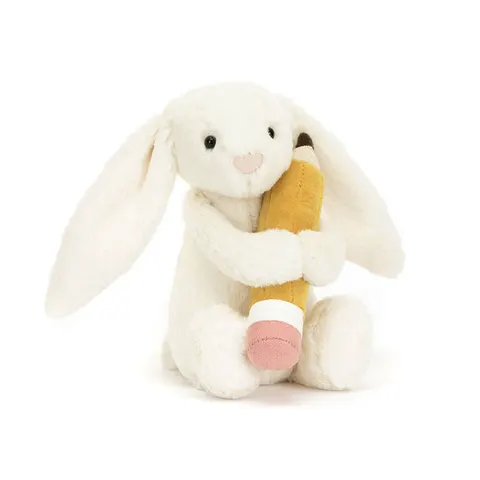 Wesoły Króliczek z Ołówkiem 18 cm / Jellycat