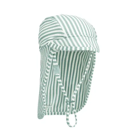 Długi kapelusz letni Cecilia - stripe peppermint, crisp white / Liewood