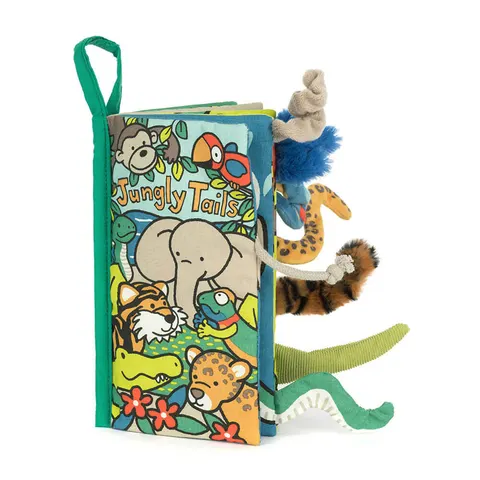 Książeczka „Jungly Tails” z ogonkami 22cm / Jellycat