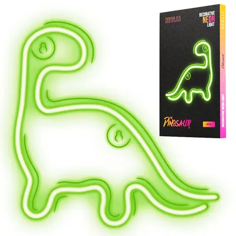 Neon LED DINOZAUR zielony NNE01 Neolia