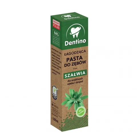 DENTINO Pasta do zębów łagodząca SZAŁWIA, 100 ml