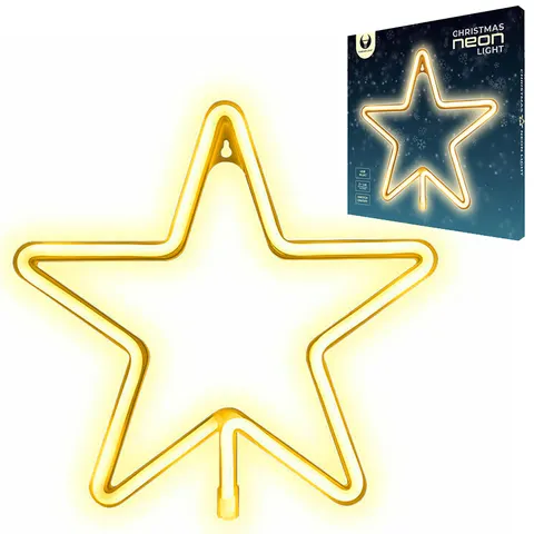 Neon LED CHRISTMAS GWIAZDA ciepła biała FLNE22 Forever Light