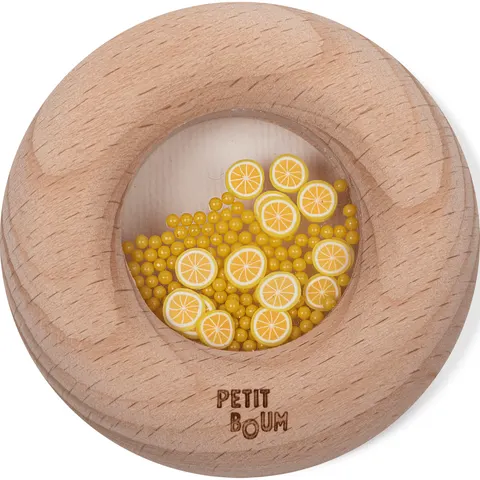 Grzechotka sensoryczna - Cytryna / Petit Boum