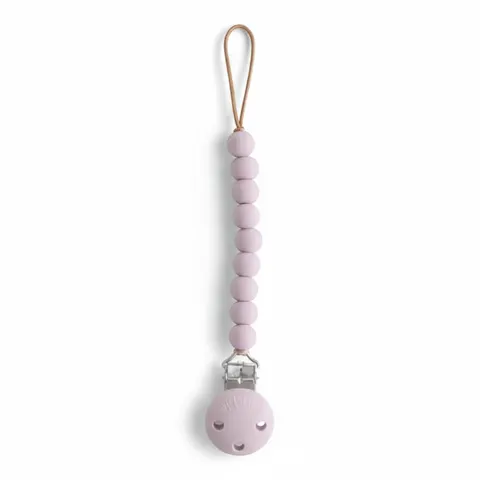 Zawieszka silikonowa na smoczek Hera - Soft Lilac / Mushie