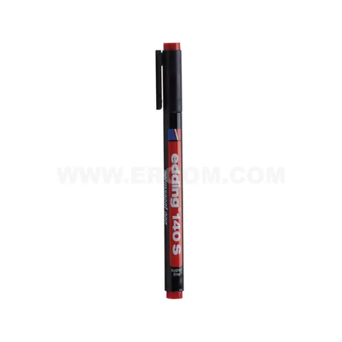 PC-R 0,3 mm czerwony marker pisak do opisywania ręcznego odporny na ścieranie i wodę (S)