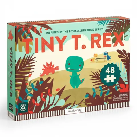 Puzzle Tiny T.rex 48 elementów 3+ / Mudpuppy