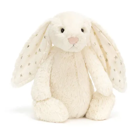 Jellycat Królik Kremowy 31 cm Uszy w gwiazki