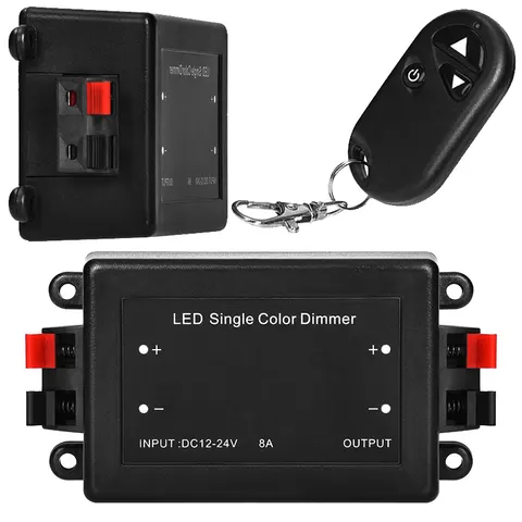 Ściemniacz do Led 12-24V DC RF z pilotem