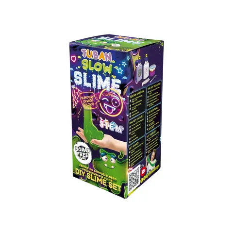 Zestaw DIY Slime - świecący w ciemności / Tuban Halloween