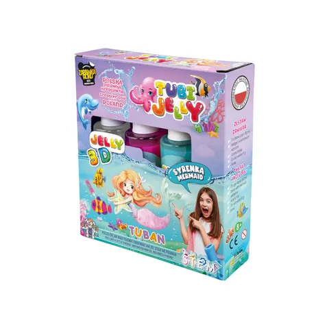 Zestaw Tubi Jelly 3 kolory - syrenka / Tuban