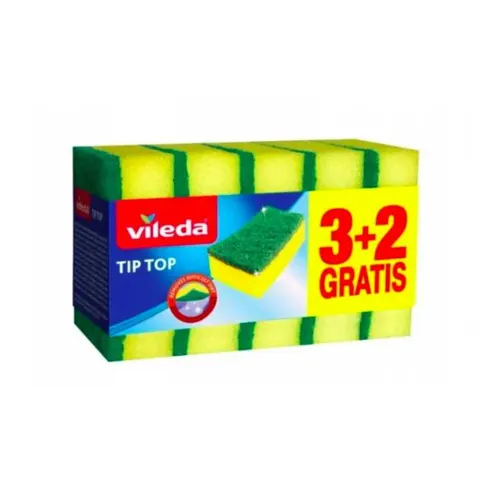 VILEDA Zmywak TIP TOP, 3+2 gratis, 5 szt