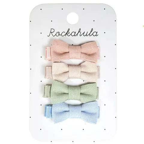 Spinki do włosów Meadow Linen Bow / Rockahula Kids