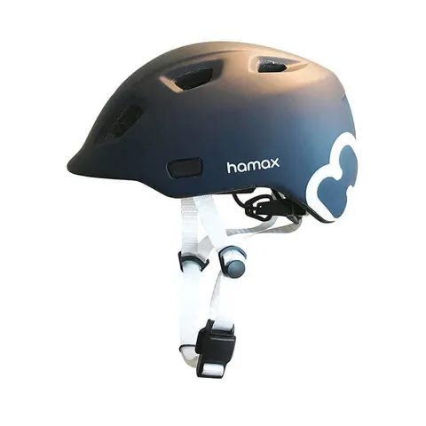 USZKODZONE OPAKOWANIE: Kask dziecięcy - navy blue, white, rozm. 52-56 / Hamax