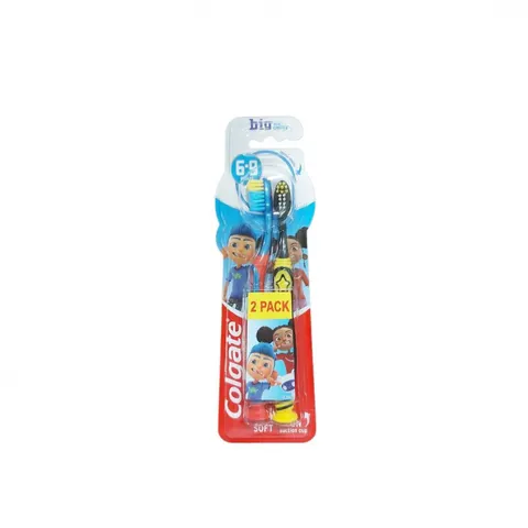 COLGATE Szczoteczka do zębów dla dzieci 6-9 lat SOFT, 2 szt
