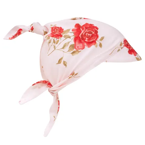 Bambusowa chustka z daszkiem red roses / Samiboo