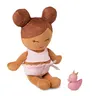 LullaBaby bath doll – lalka przytulanka DO KĄPIELI – szatynka, wersja bez ręczniczka