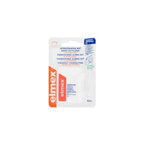 ELMEX Nić dentystyczna miętowa (woskowana) 1 szt