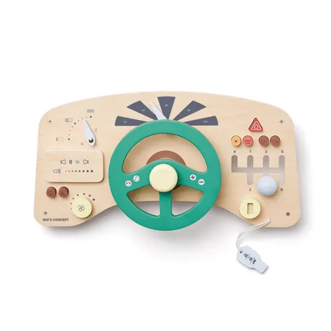 Kids Concept kierownica manipulacyjna drewniana