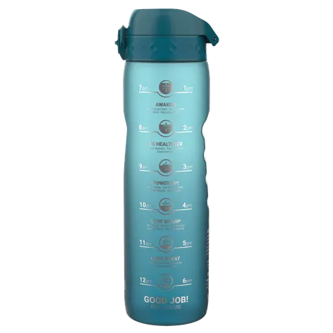 Butelka ION8 BPA Free 1l Gradient Deep Teal, Sonic Blue Motivator / ION8®