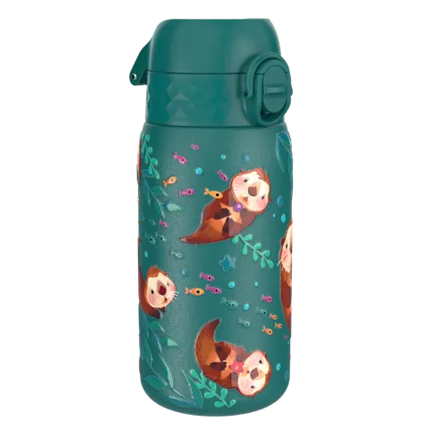 Stalowa butelka Single Wall - Otters, 400ml / ION8®