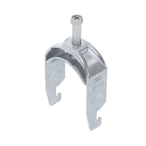 Obejma kabłąkowa 28-34mm ze stopką w kształcie U, pojedyncza, metalowa wanienka dociskowa, 2056 FT; BS-U1-M-34 FT, 1186529 OBO BETTERMANN