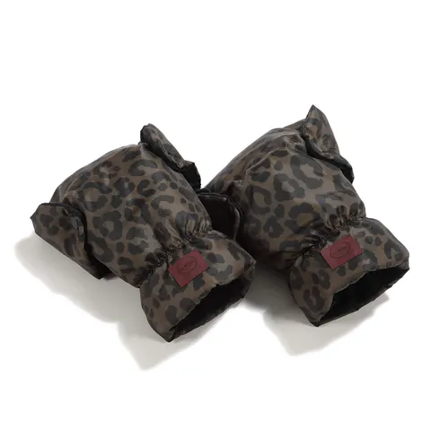 Rękawice do wózka Ortalion LEOPARD CHOCO / La Millou