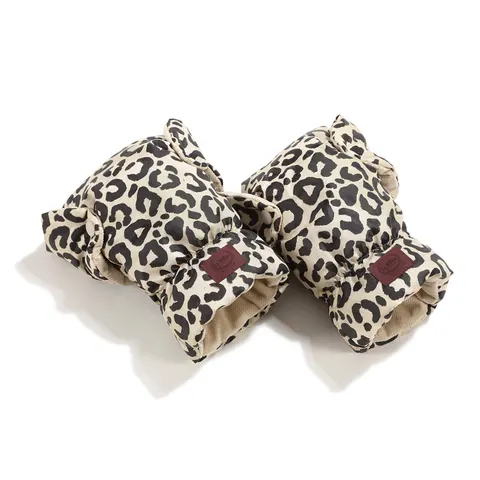 Rękawice do wózka Ortalion LEOPARD CREAM / La Millou