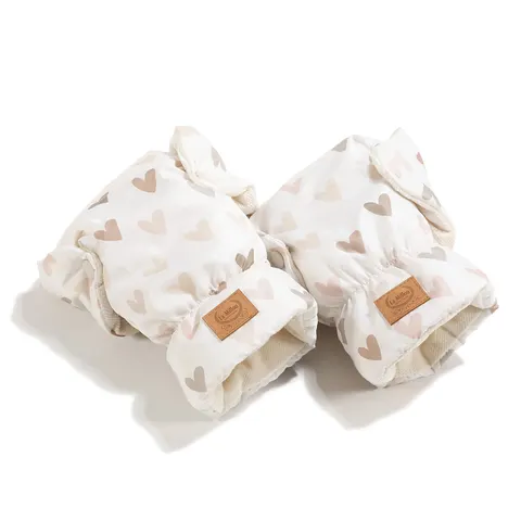 Rękawice do wózka Ortalion HEARTBEAT BEIGE / La Millou