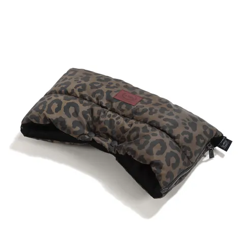 Mufka do wózka Ortalion LEOPARD CHOCO / La Millou