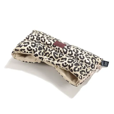 Mufka do wózka Ortalion LEOPARD CREAM / La Millou