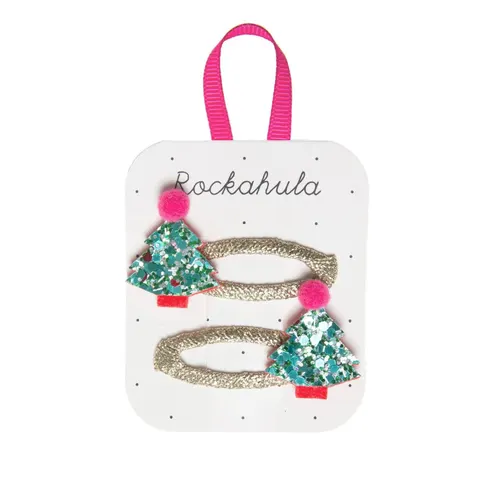 Spinki do włosów Christmas Tree Glitter / Rockahula Kids