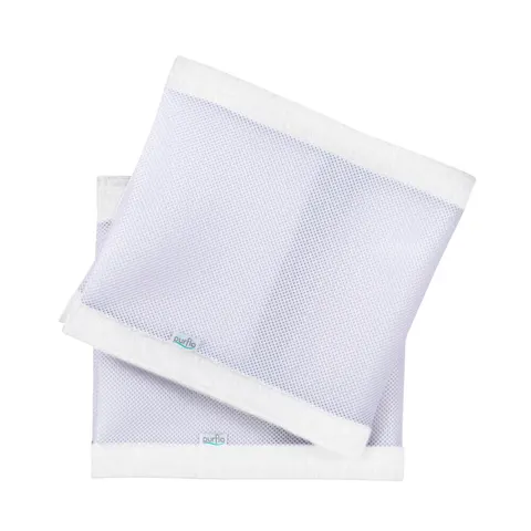 Oddychający ochraniacz do łóżeczka Pur Air - Soft White / PurFlo
