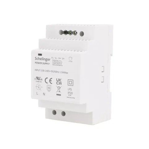 Zasilacz na szynę DIN 12V 54W; A21-LDD054-3P-12V, SCHELINGER