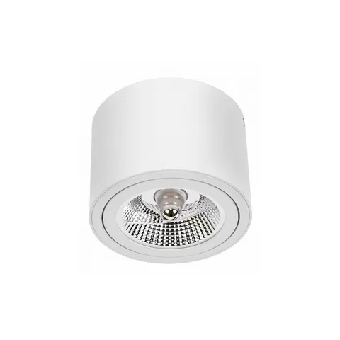 CHLOE AR111 NATYNKOWA GU10 250V IP20 139x100mm BIAŁA okrągła ruchoma