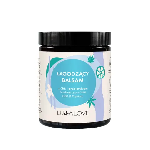 Łagodzący balsam z CBD i prebiotykiem - do twarzy i ciała, Lullalove