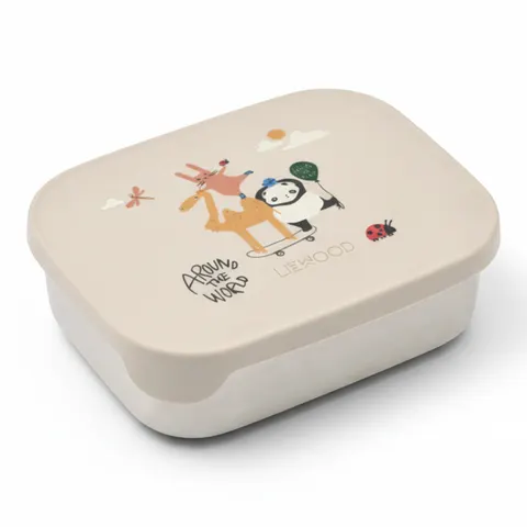 Lunchbox z przegródkami Arthur - Around the world, Sandy / Liewood