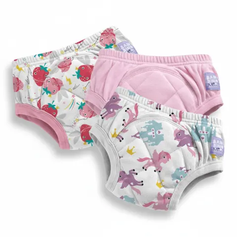 Majtki treningowe Cross-Stitch 3szt, Combo Pink / Bambino Mio
