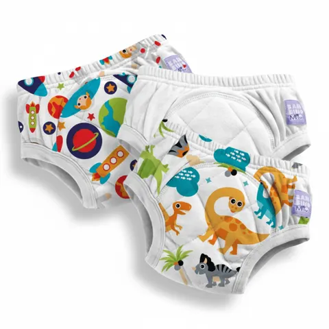 Majtki treningowe Cross-Stitch 3szt, Combo White / Bambino Mio