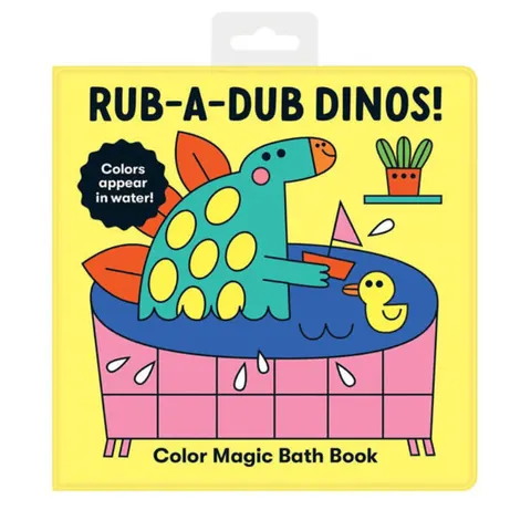 Magiczna książeczka do kąpieli Wesołe dinozaury / Mudpuppy