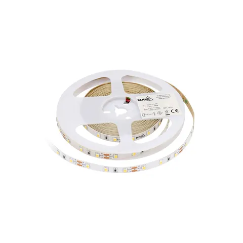 TAŚMA LED PREMIUM 12V DC 2835 300LED/5M 4,8W/1M IP20 BIAŁA NEUTRALNA; D87-LS-2835-300-IP20-ANW, BEMKO