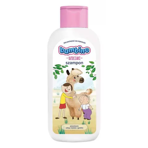 BAMBINO DZIECIAKI Szampon do włosów dla dzieci BOLEK i LOLEK LAMA, 400 ml