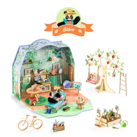 Zrób to sam MI HOUSE - mini domek OLIVE / Djeco
