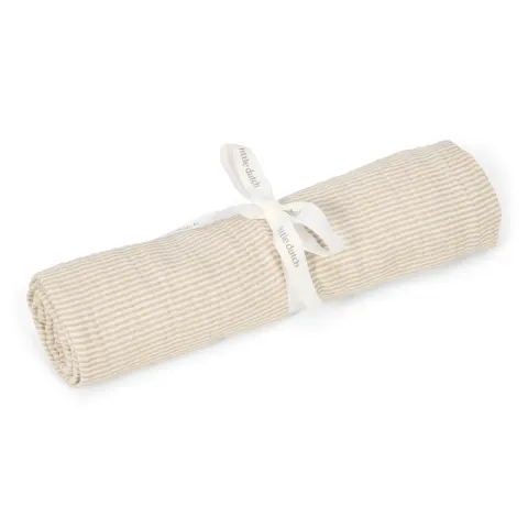 Otulacz muślinowy 120 x 120 cm Pure Soft Beige, Little Dutch