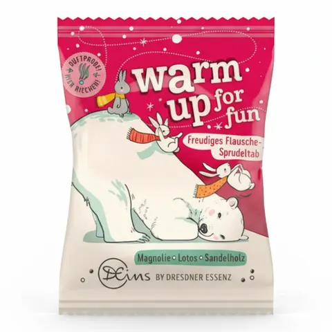 Musująca tabletka WARM UP FOR FUN, 35g / Dresdner Essenz