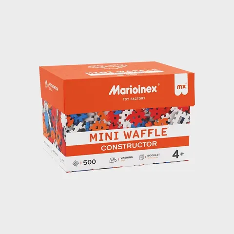 Klocki Waffle MINI Konstruktor 500 szt. / Marioinex