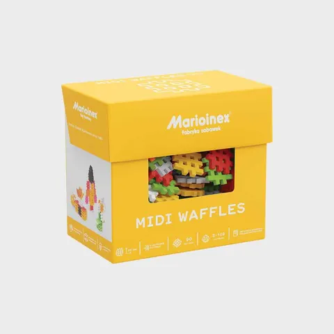 Klocki Waffle midi pastel 90 el. 643 Marioinex