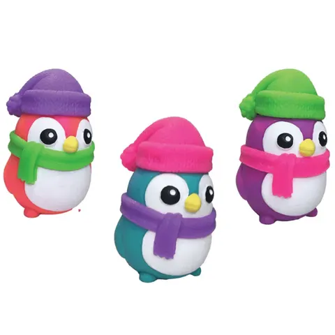 Sensoryczny gniotek NeeDoh Polar Glow Penguin / Schylling